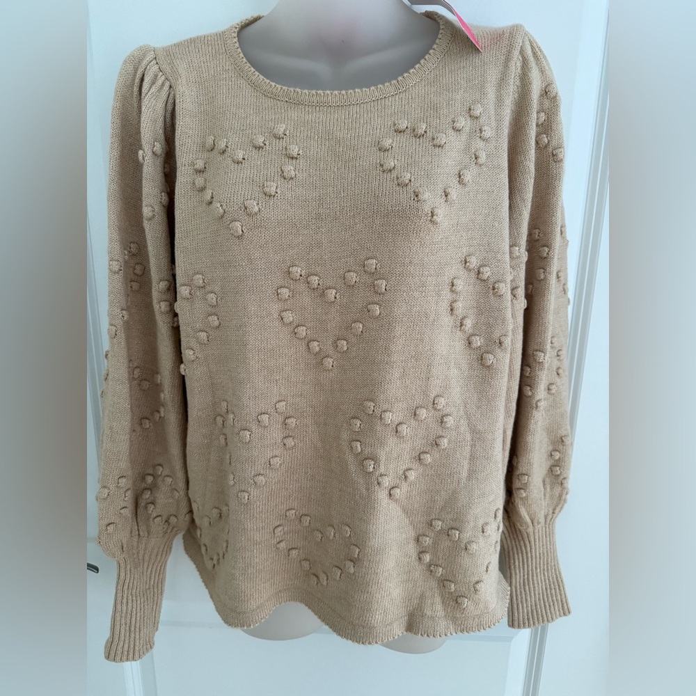 NWT Lilly Pulitzer Heart Kippa Sweater